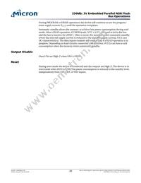 M29DW256G70NF3E Datasheet Page 20