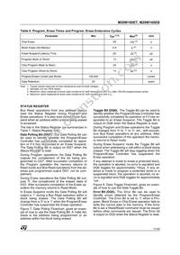 M29W160EB70ZA6 Datasheet Page 17