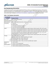 M29W640GB70ZF3F TR Datasheet Page 2