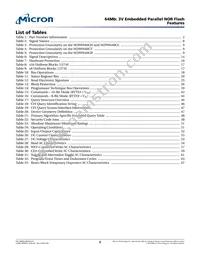 M29W640GB70ZF3F TR Datasheet Page 6