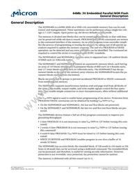 M29W640GB70ZF3F TR Datasheet Page 7