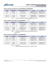 M29W640GB70ZF3F TR Datasheet Page 9