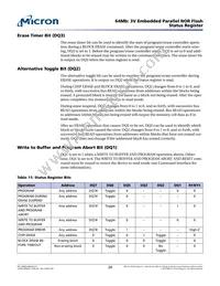 M29W640GB70ZF3F TR Datasheet Page 20