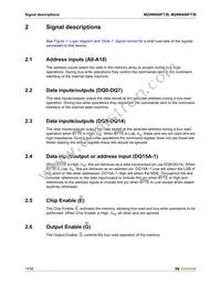 M29W800FB70N3F TR Datasheet Page 14