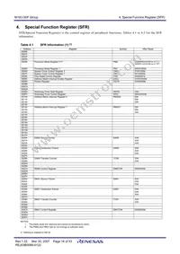 M30302GAPFP#U5 Datasheet Page 20