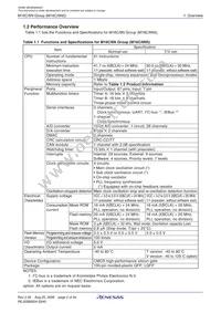 M306N5FCTFP#UK Datasheet Page 4