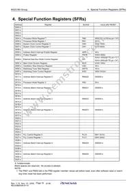 M30800SAFP-BL#U5 Datasheet Page 18