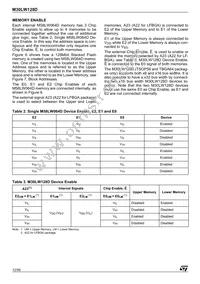 M30LW128D110ZA6 Datasheet Page 12