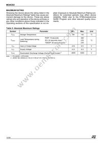 M34C02-WMN6T Datasheet Page 12