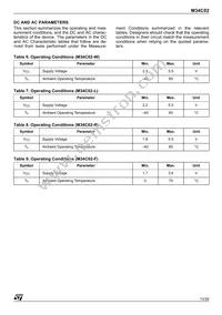 M34C02-WMN6T Datasheet Page 13