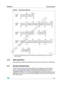 M34D64-WMN6TP Datasheet Page 17