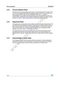 M34D64-WMN6TP Datasheet Page 18
