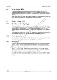 M34E02-FMB1TG Datasheet Page 9