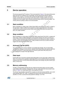 M34E04-FMC9TG Datasheet Page 11