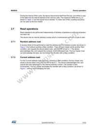 M34E04-FMC9TG Datasheet Page 15