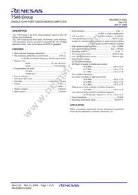 M37548G3FP#U0 Datasheet Page 3