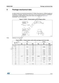 M40SZ100WMQ6E Datasheet Page 17