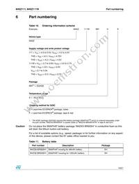 M40Z111WMH6E Datasheet Page 19