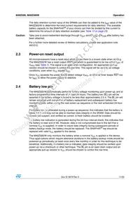 M40Z300WMQ6F Datasheet Page 11