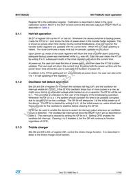 M41T00AUDD1F Datasheet Page 17