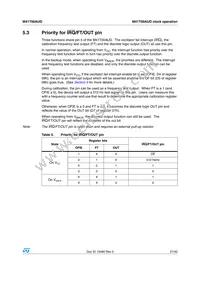 M41T00AUDD1F Datasheet Page 21