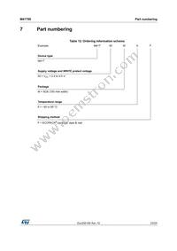 M41T00M6E Datasheet Page 23