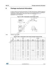 M41T01M6F Datasheet Page 21