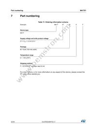 M41T01M6F Datasheet Page 22