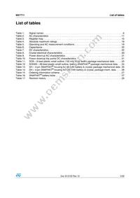 M41T11MH6E Datasheet Page 3