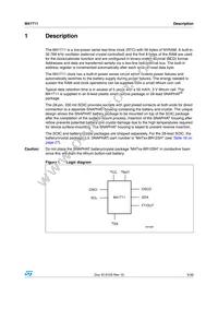 M41T11MH6E Datasheet Page 5
