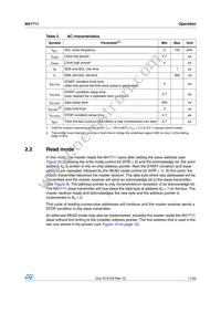 M41T11MH6E Datasheet Page 11