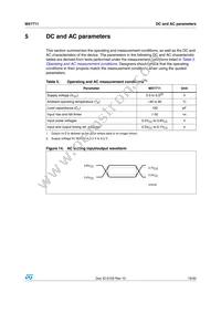 M41T11MH6E Datasheet Page 19