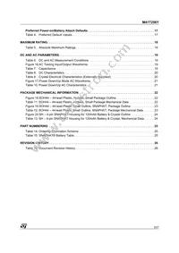 M41T256YMT7F Datasheet Page 3
