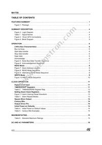 M41T50Q6F Datasheet Page 2