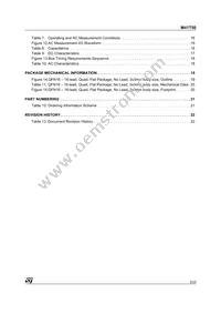 M41T50Q6F Datasheet Page 3
