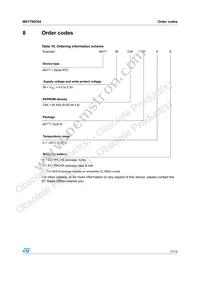 M41T56C64MY6E Datasheet Page 17