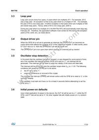 M41T60Q6F Datasheet Page 17