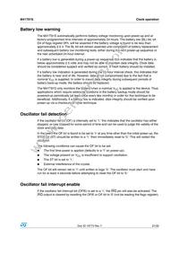 M41T81SMY6E Datasheet Page 21