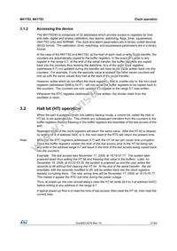 M41T83ZMY6E Datasheet Page 21