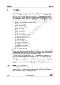 M41T93ZMY6E Datasheet Page 12