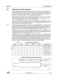 M41T94MQ6E Datasheet Page 19