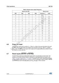 M41T94MQ6E Datasheet Page 22