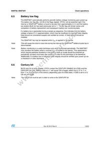 M48T58Y-70MH1E Datasheet Page 19