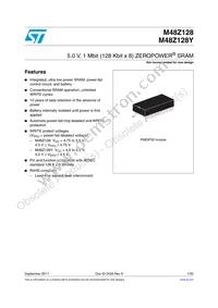 M48Z128Y-85PM1 Datasheet Cover