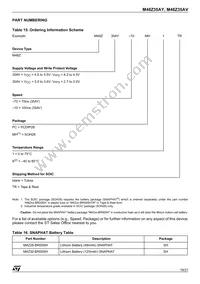 M48Z35AV-10MH6F Datasheet Page 19