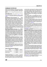 M50LPW116N1 Datasheet Page 15