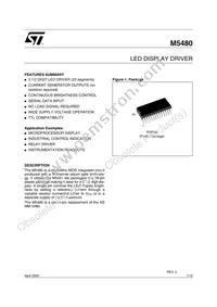 M5480B7 Datasheet Cover