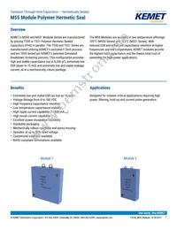 M550B257K100AA Datasheet Cover