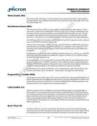 M58BW16FB5ZA3F Datasheet Page 22