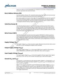 M58BW16FB5ZA3F Datasheet Page 23